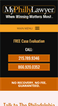 Mobile Screenshot of myphillylawyer.com